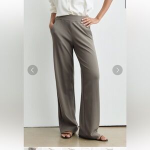 AYR Women's Wide Leg Pants in Taupe